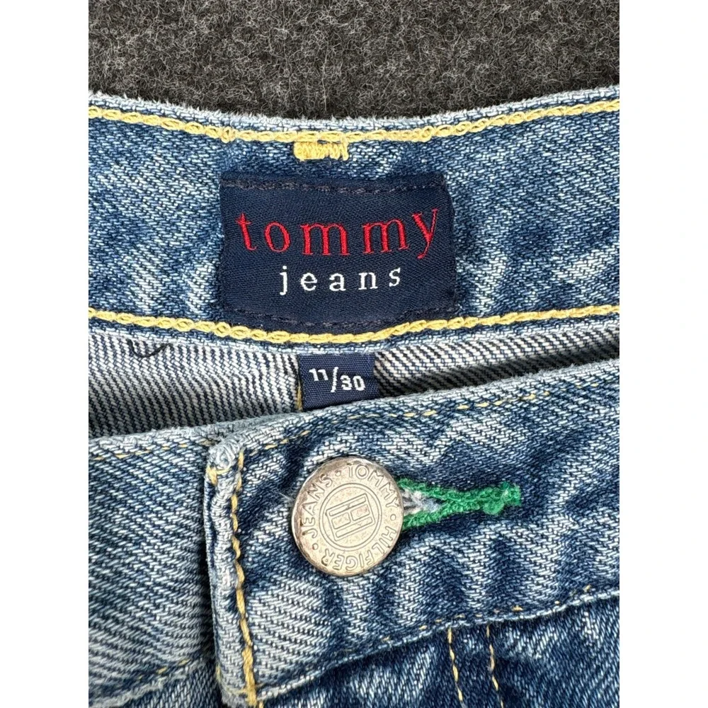 Tommy Hilfiger Tommy Jeans Relaxed Fit Straight Leg Denim Blue Mens 11/30 T901